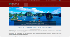 Desktop Screenshot of indochinatravelpackages.com